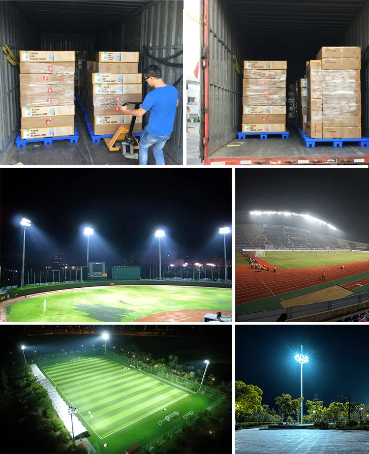 High power 100000 lumen 100 watt 200w 250 watt 400 watt 1000w led focus flood light led high mast light