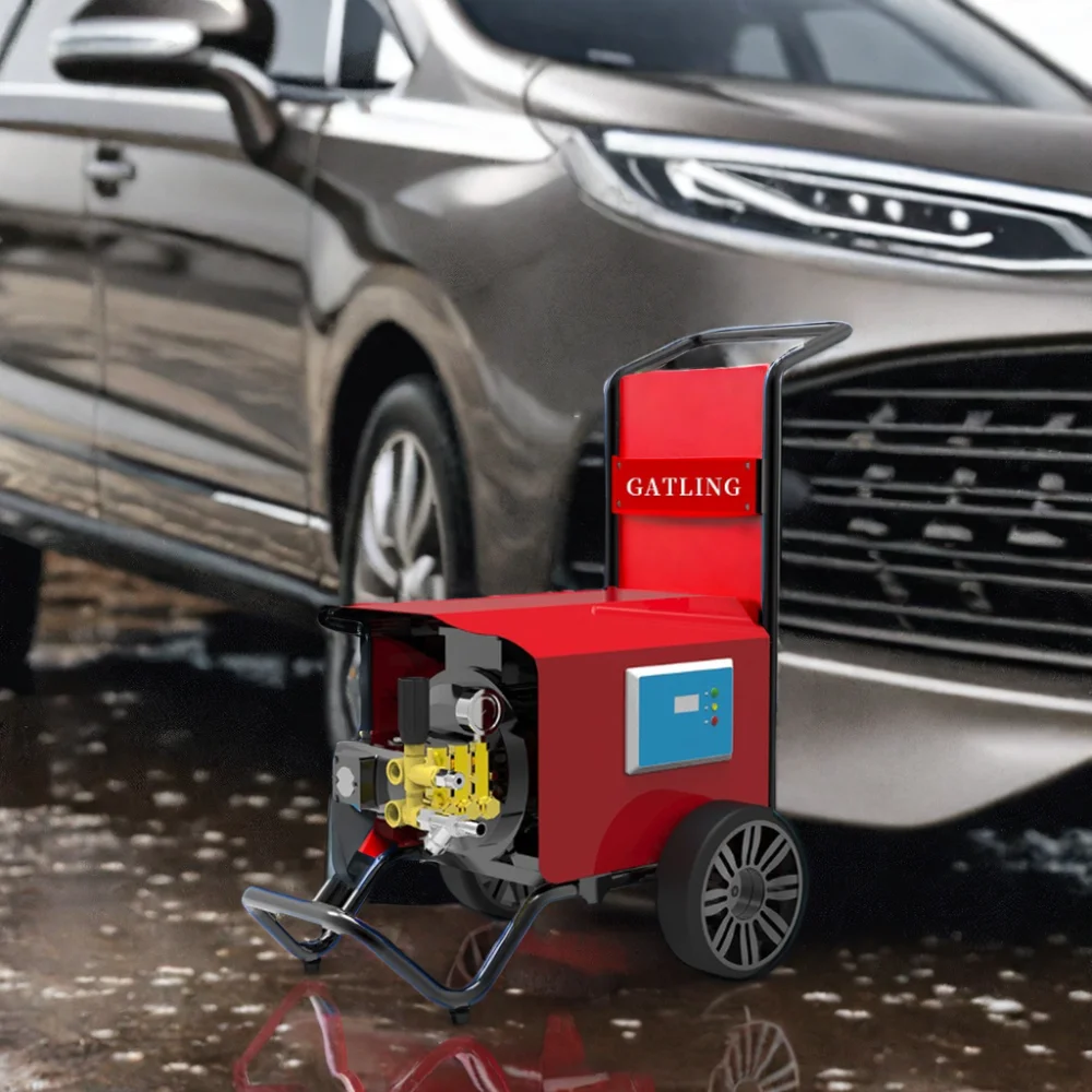 Bestselling Car Washer High Pressure Induction Motor Pressure Washer New Gun Valve Replacement Features Brushless Pump Top