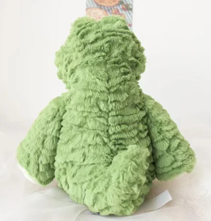 Free sample big size wholesale plush stuffed green crocodile toy