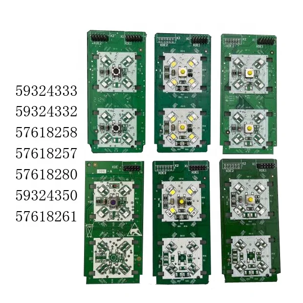 Elevator push button PCB board  3600/5500 series 59324333 /59324332/59324350 /57618258/57618257/57618280/57618261/57618262