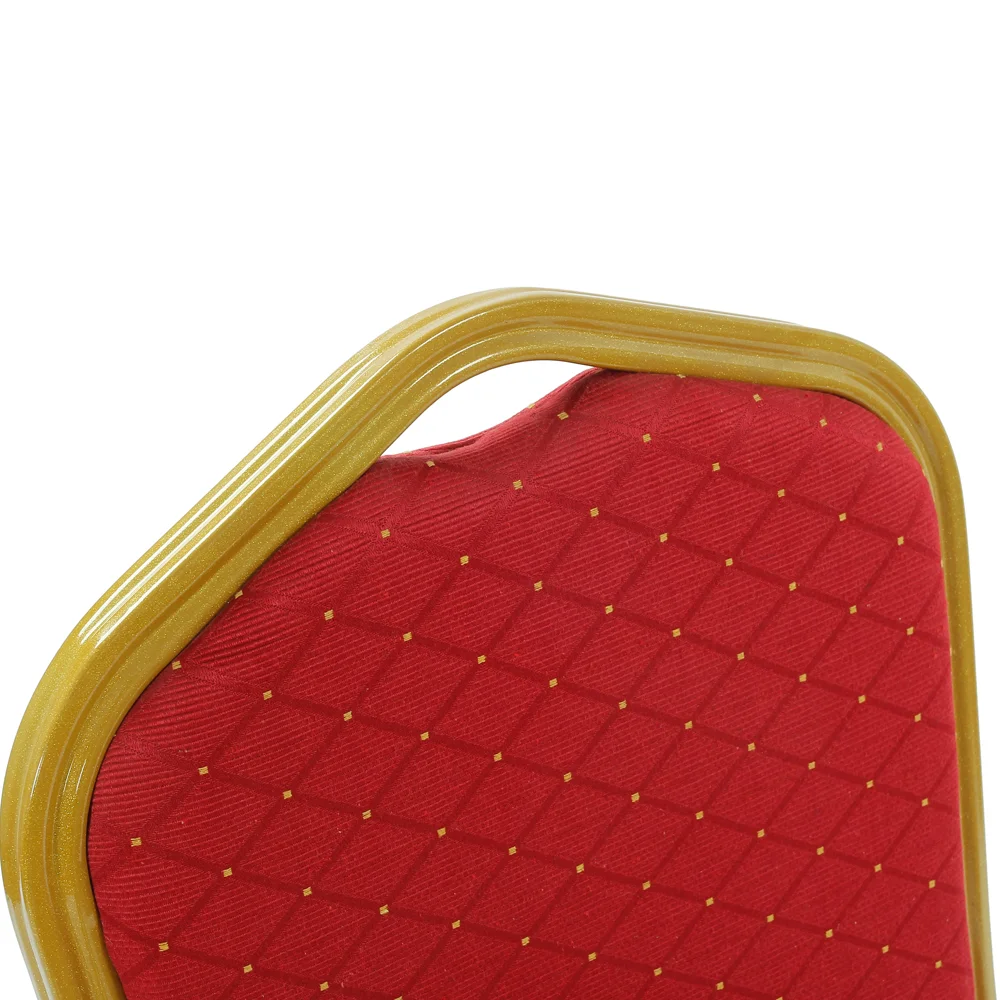 modern stackable stacking metal frame velvet wedding event furniture royal banquet chair