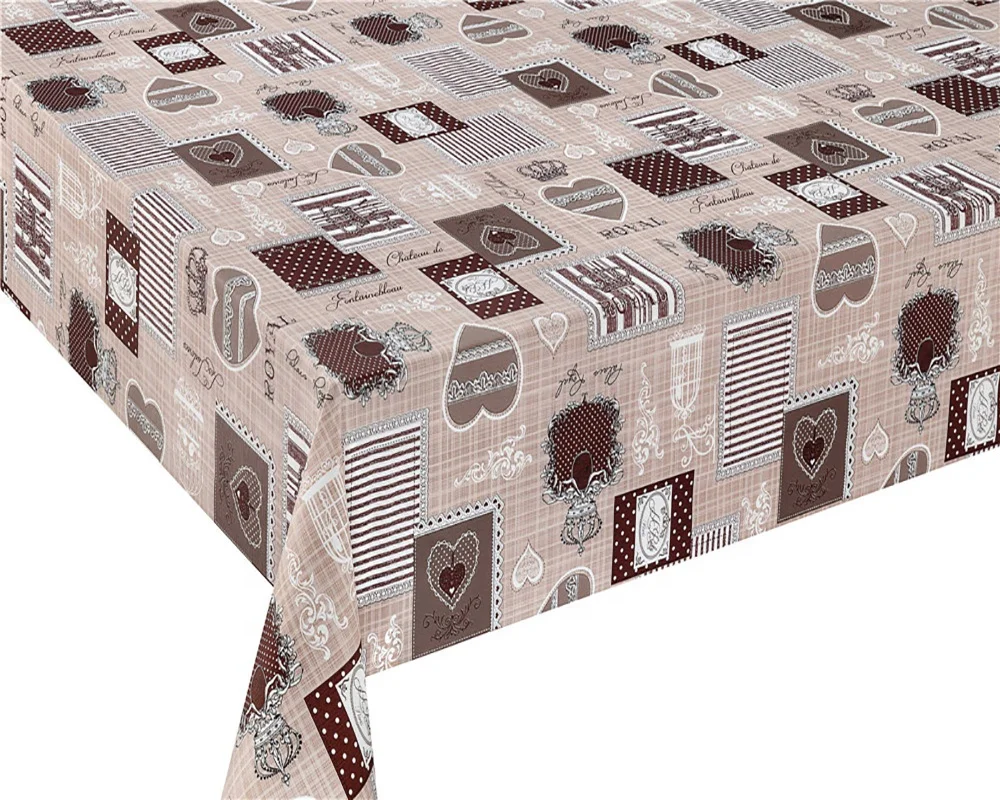 
factory customized pvc table cover plant waterproof thick vinyl table cloth 