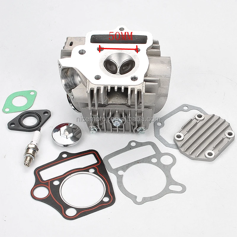 Головка цилиндра 52 4 мм в сборе для двигателя 110cc Taotao Roketa Ssr Sunl Atv внедорожный велосипед 107 м