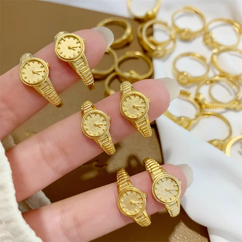 Wholesale Fashion Open Finger Ring Watch, Watch Rings for lovers