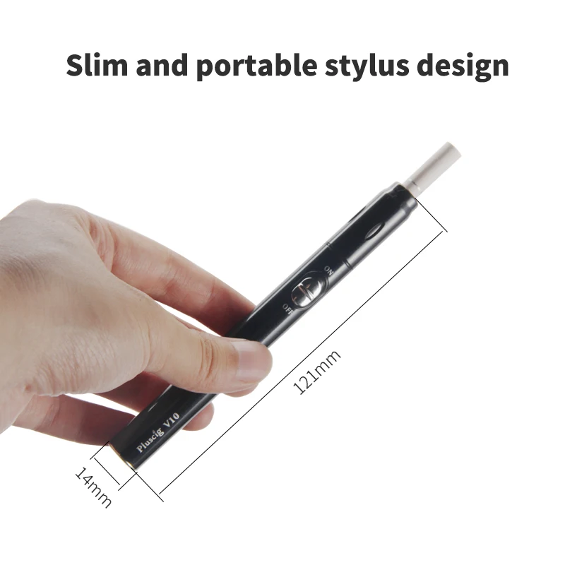 
Wholesale Pluscig V10 Heat Not Burn Device Electronic Cigarette Vape Pen Starter Kit 