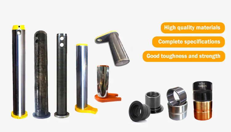 Wheel Loader Bucket Shaft Pins Excavator Pins And Bushings Excavator Attachment Pc300 Pc200 1 Pcs Standard Size Or Customized