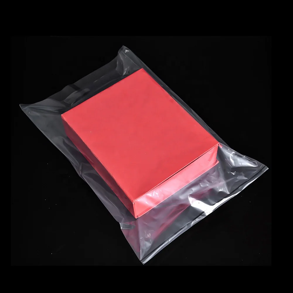 Resealable 1.5mil Suffocation Warning PE Self-sealing Bags, Clear Mailer Bag,Sealed Transparent Packaging Bags