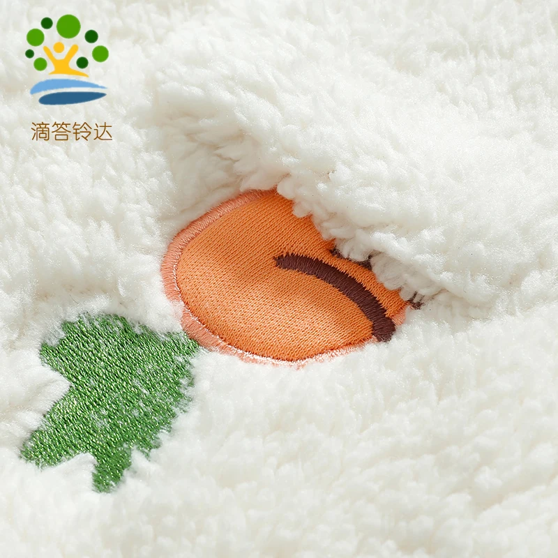 
Outdoor Polar fleece vest For Kids Wholesale Custom Rabbit Design Baby Vest Hooded Waistcoat 