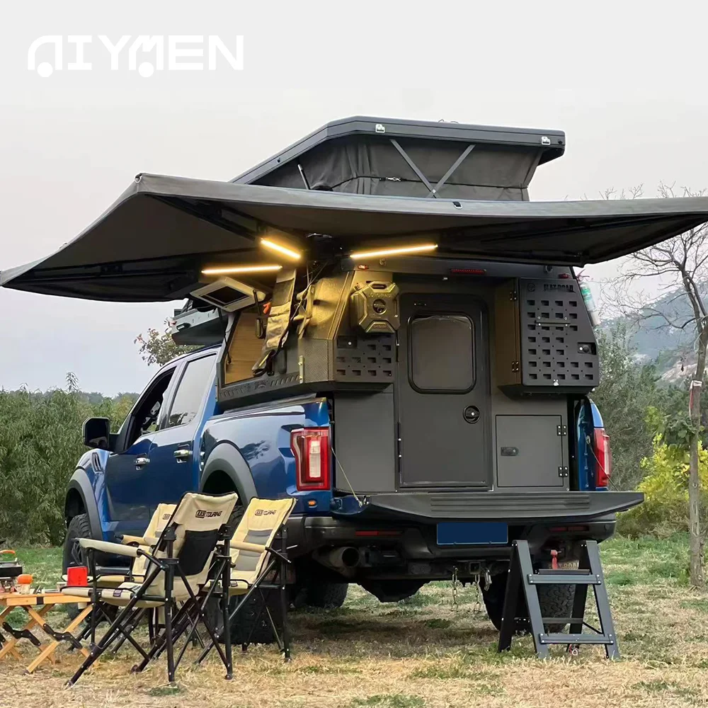 Mobile House Slide-On Camper Body Expedition Pop-Up Overland Slide-In Pickup Canopy Shell Adveture Truck Campers