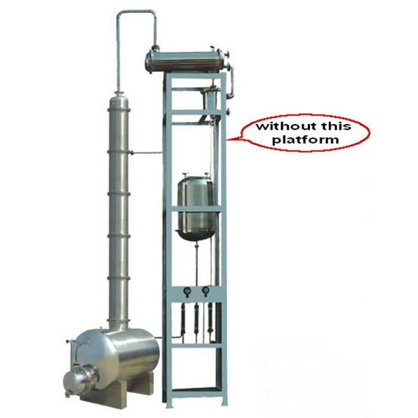 JH 95% alcohol ethanol methanol multi column water distiller still equipment