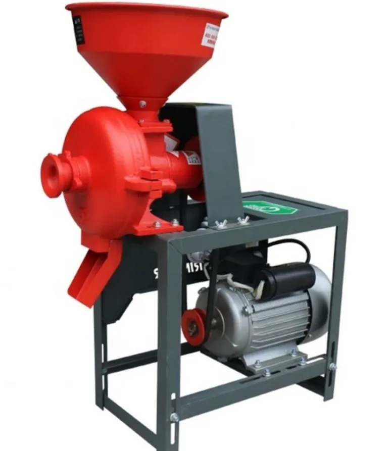
Household self-priming dust-free small corn grinder 