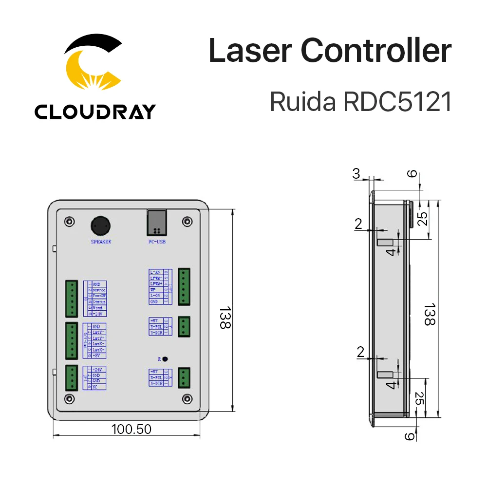 Laser Controller RDC5121 For CO2 Laser Machine