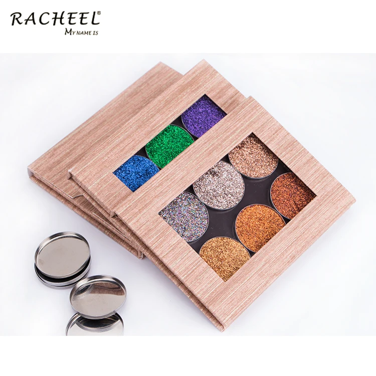 RACHEEL DIY Empty Eyeshadow Eye Makeup Magnetic Palette Packaging Private Label