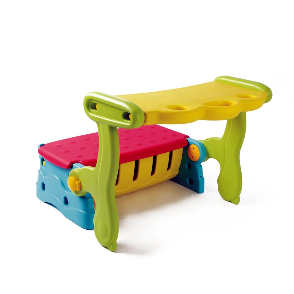 Professional Manufacture Cheap 65*66*49 cm Multifunctional Game Desk Kids Toy Table Storage Chair Fisher Price