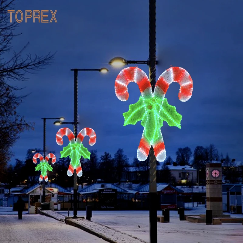 Рождественская светодиодная подсветка Toprex праздничные акриловые зеленые палочки для