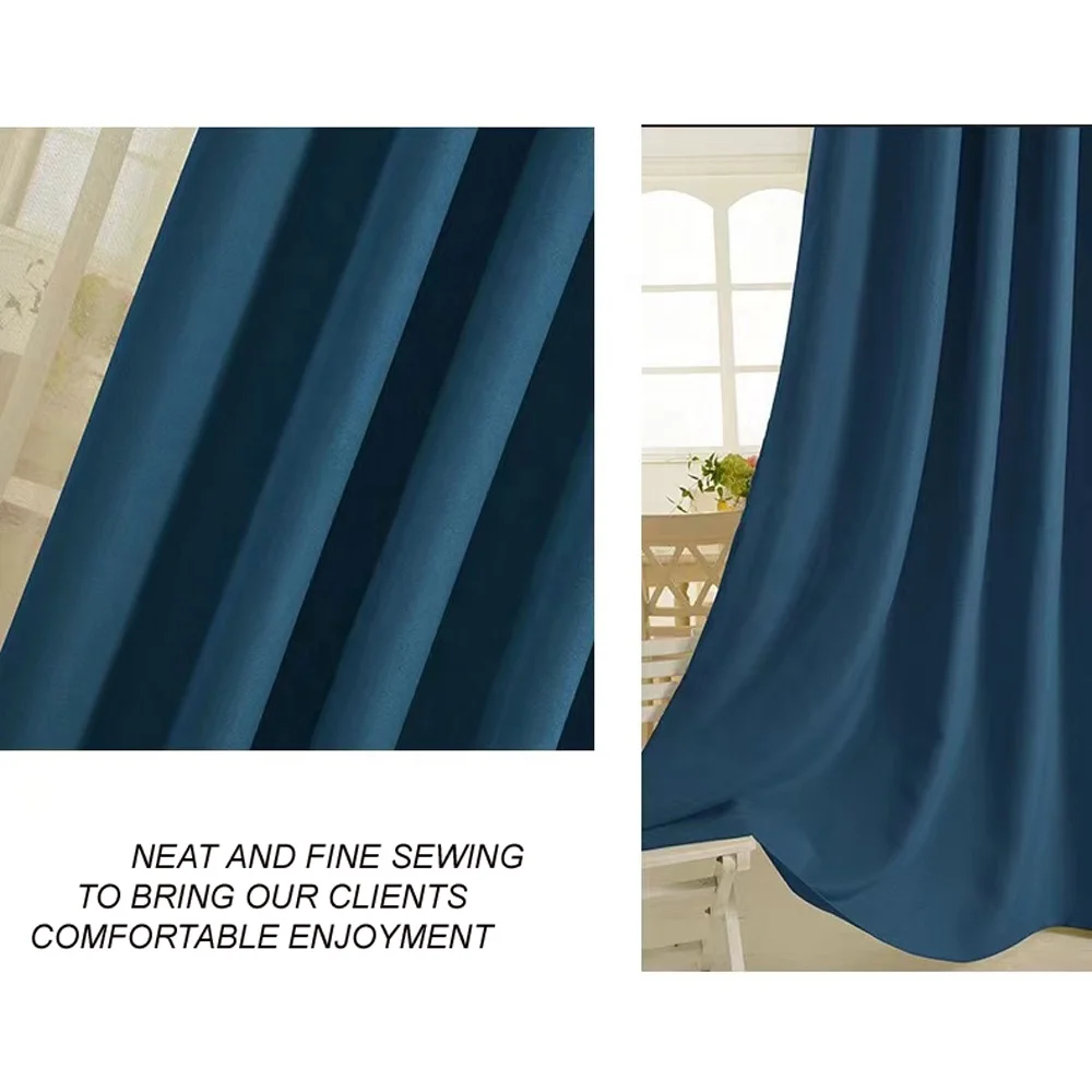 China Simple and Cheap Window Curtain Models Solid Design For Living Room