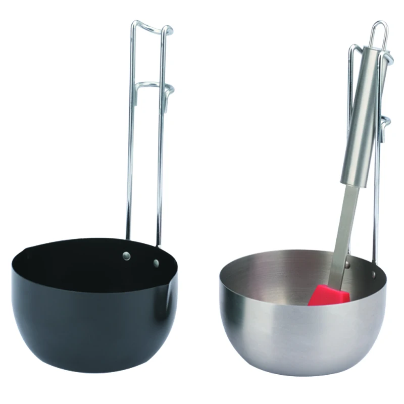 Высокое качество нержавеющая сталь барбекю соус чаша с наметкой кисть для на открытом воздухе Гриль