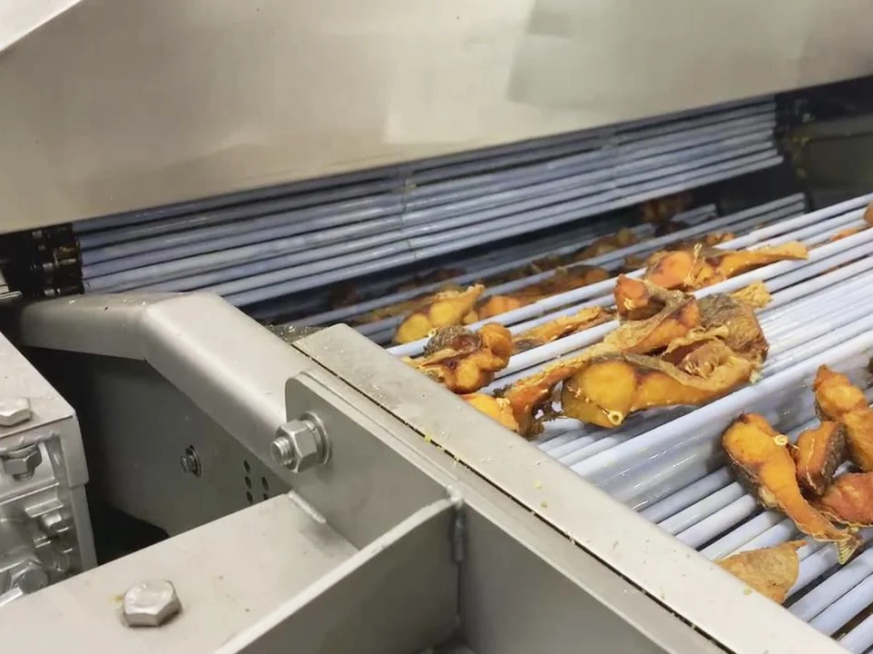 DB Automatic Fried Chicken Wings Meat Snack Production Processing Line Frozen Fish Nuggets Frying Making Machine