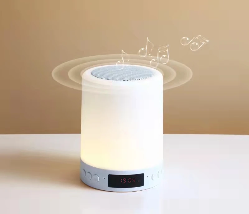 2021 Colorful Night Light BT Wireless Speaker S66+ stereo lamp LED Touch Lamp Speaker