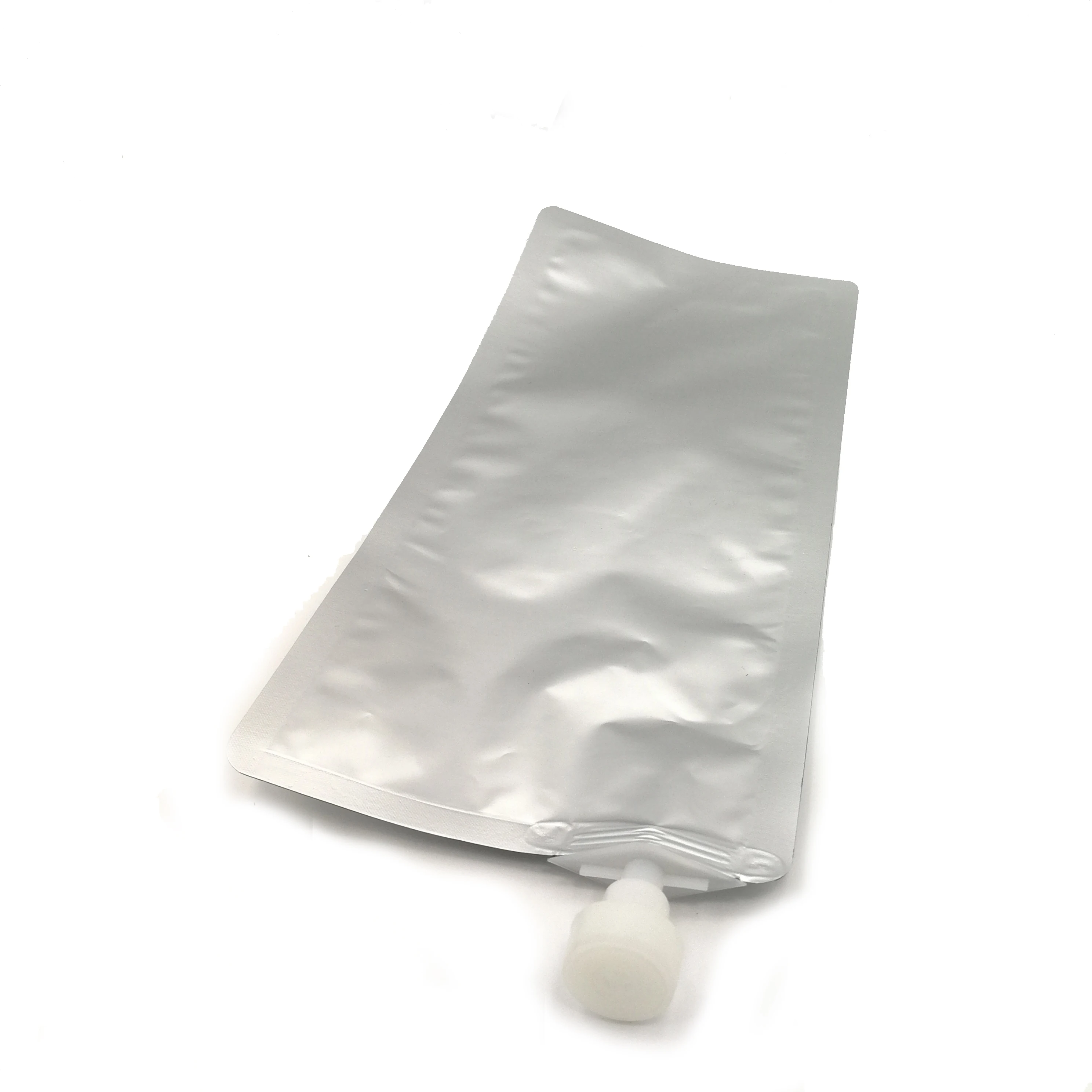 Spouted bags for chemical liquid packaging