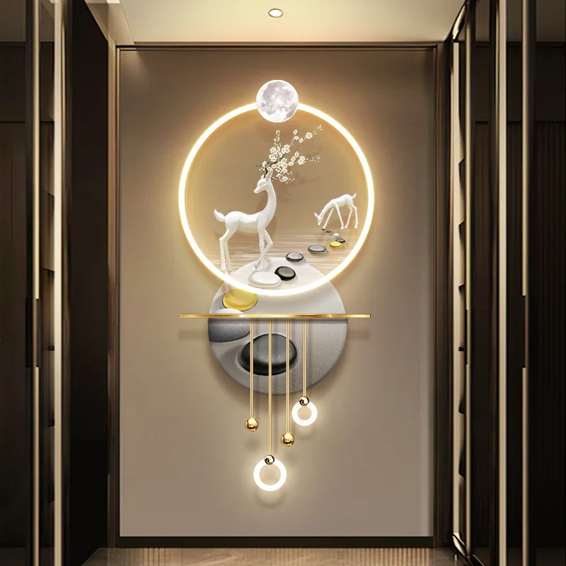 LBR Painting Tempered Glass Oil Canvas Decorative Art Large Print & Office Led Light Paintings And Wall Arts For Home Decor