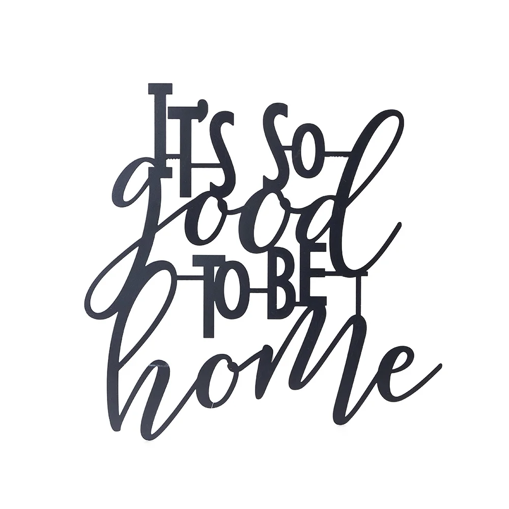 Небольшие металлические буквы на заказ, это так хорошо быть домашним чугунным металлическим знаком, металлический налет