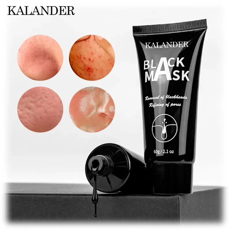 Wholesale Skincare Crystal Cream Face Mud Private Label Carbon Black Peel Light Nose Blackhead Remover Facemask Bulk