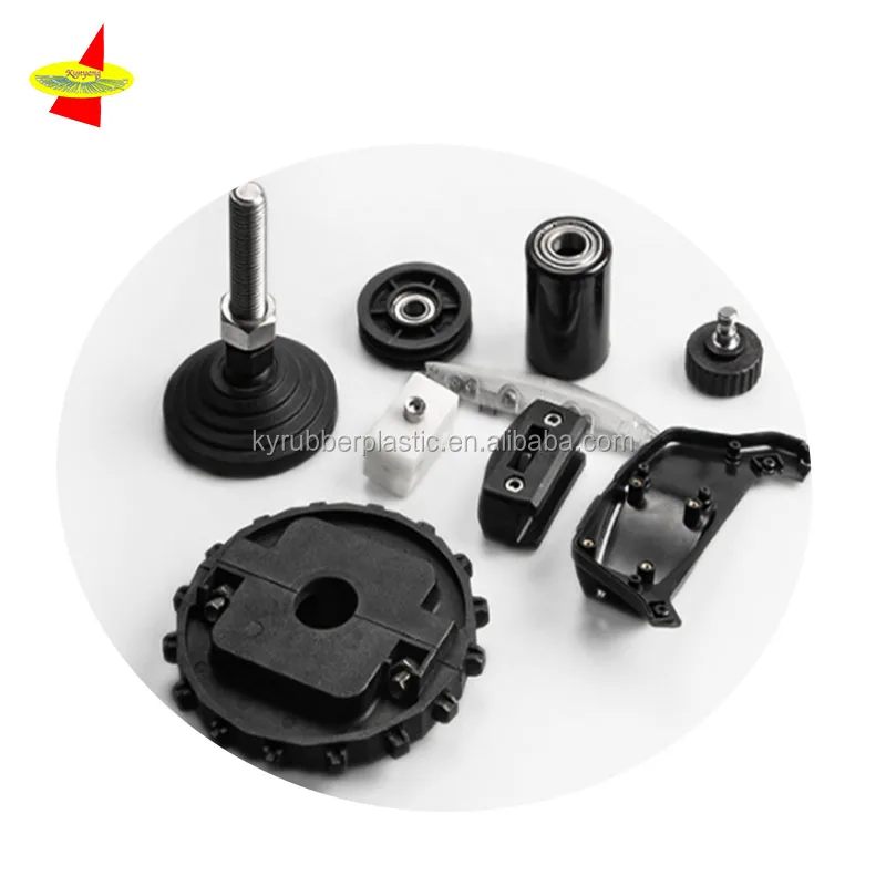 Custom Injection Molding Plastic Cart Parts, Nylon Hot Melt Injection Molding Accessories, Economic Plastic Injection Solution