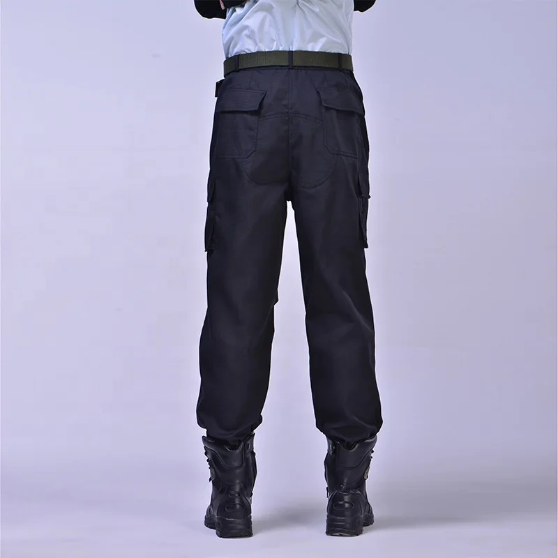 Newest Styli Customized Policeman Work Wear Security Guard Uniform Pants with Pockets