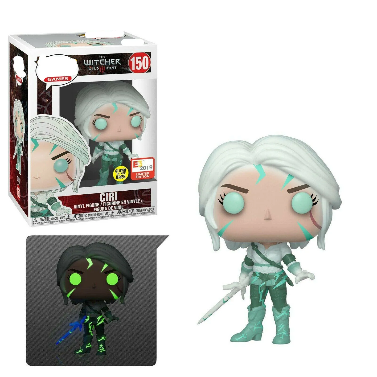 Funko Pop  The Witcher 3 Wild Hunt Geralt 149#Celie 150# Vinyl Figurine Dolls Action Figure Collection Cute Model Toys