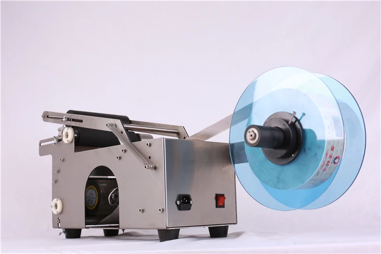 MT-50 Semi automatic Round Bottle Labeling Machine Sticker Machine Label Dispenser Machine Label Applicator