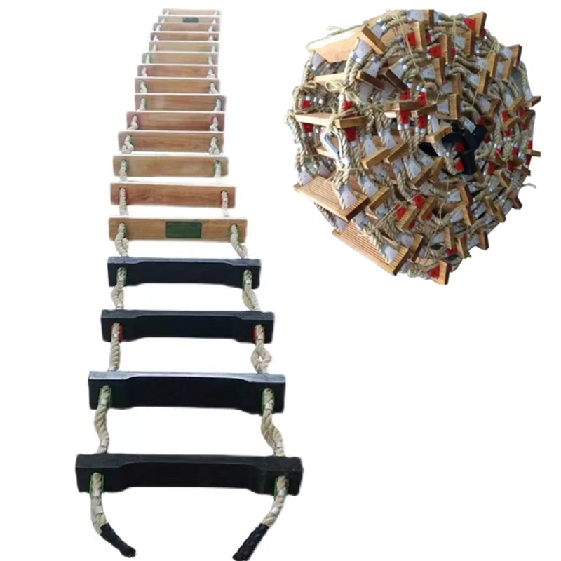 Marine Emergency Embarkation Ladder ISO Rope for Lifeboat Life Raft Boarding