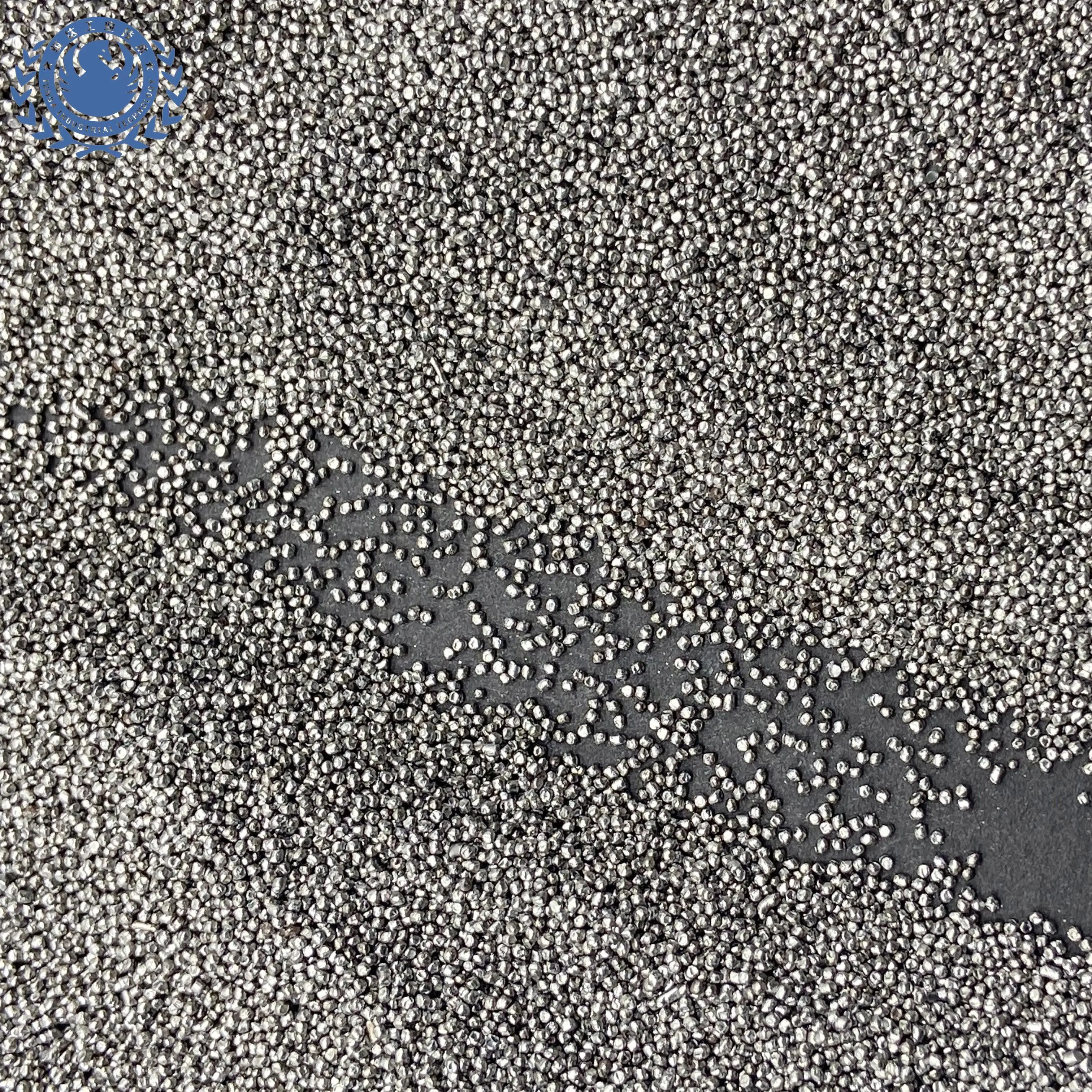 High hardness 0.4 mm - 1.2 mm shot blast cylindrical Cut Wire Shot conditioned steel cut wire shot