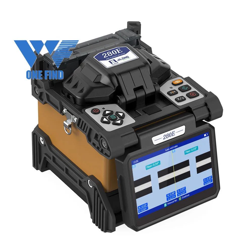 2023 Onefind JiLong fiber fusion splicer KL-280E 6800mAh High capacity battery good quality fiber splicing machine