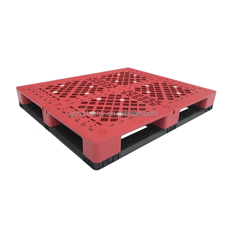 stackable nestable durable HDPE PP plastic pallet euro pallet steel reinforcement injection mould molded pallet