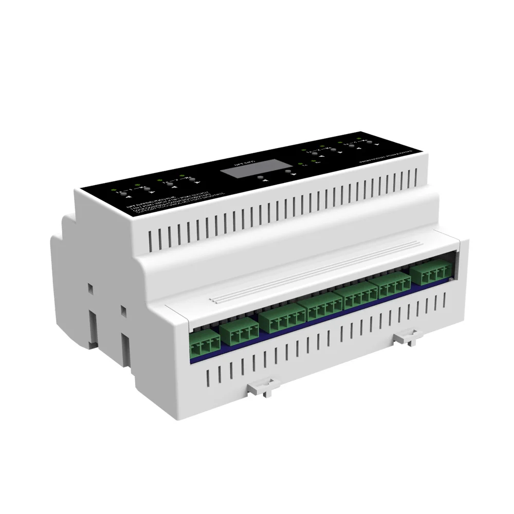 OEM/ODM Din Rail RS485 Удлинительный концентратор 24VDC Контроллер освещения