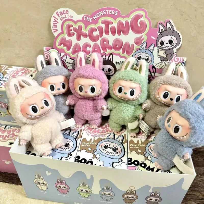Wholesale POP MART Labubu Macaroon VOL.2 SERIES Have A Set Mystery Box POPMART Vinyl Plush Blind Box Action Figure