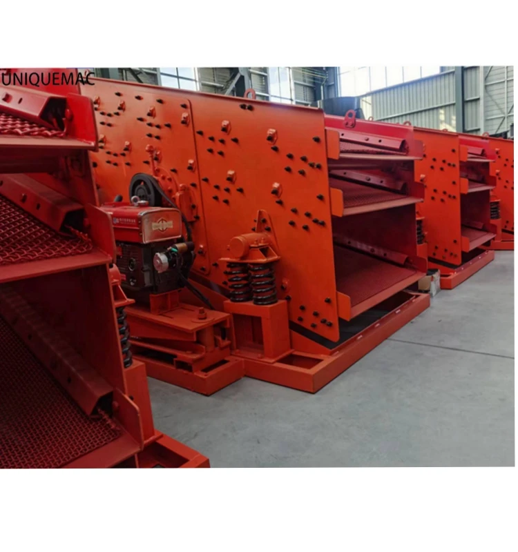 High efficiency vibrating screen stone crusher quarry circular vibrating screen separator for sale