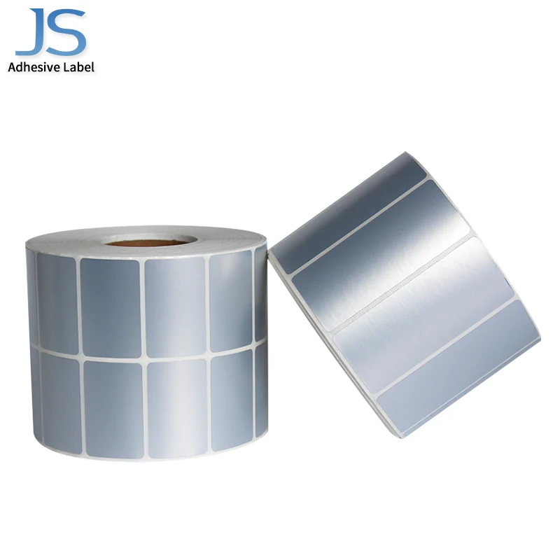 
Personalized reflective tear-resistant silver PET sticker for filter element 