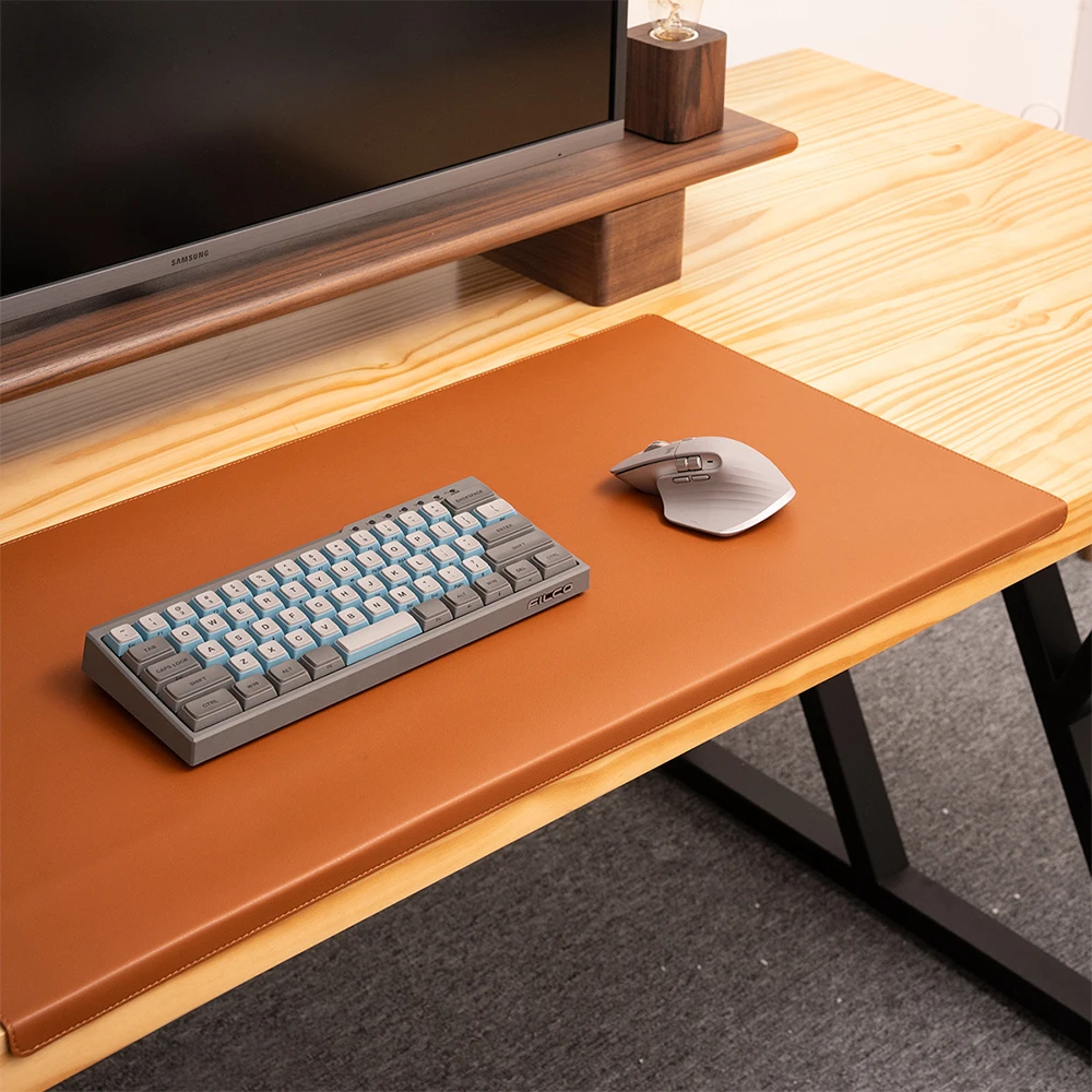 Customized Wholesale Leather Mouse Pad Extra Large Office Desk Mat Mouse Pads For Laptop Computer With Promotion Logo