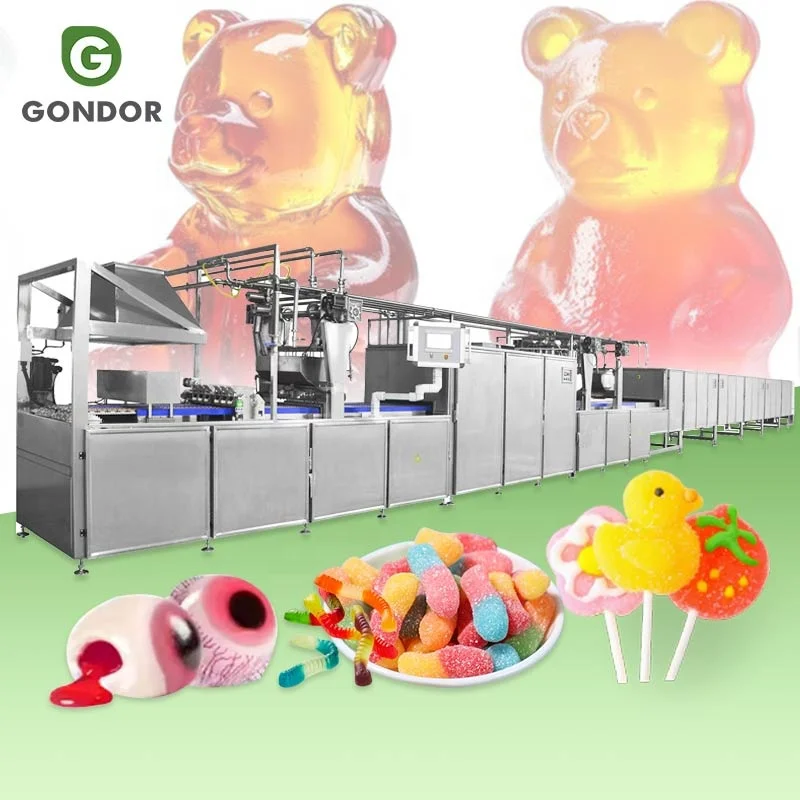Candy Deposit Production Line Fully Auto Multivitamin Target Licorice Liquorice Gummy Equipment for Gummy