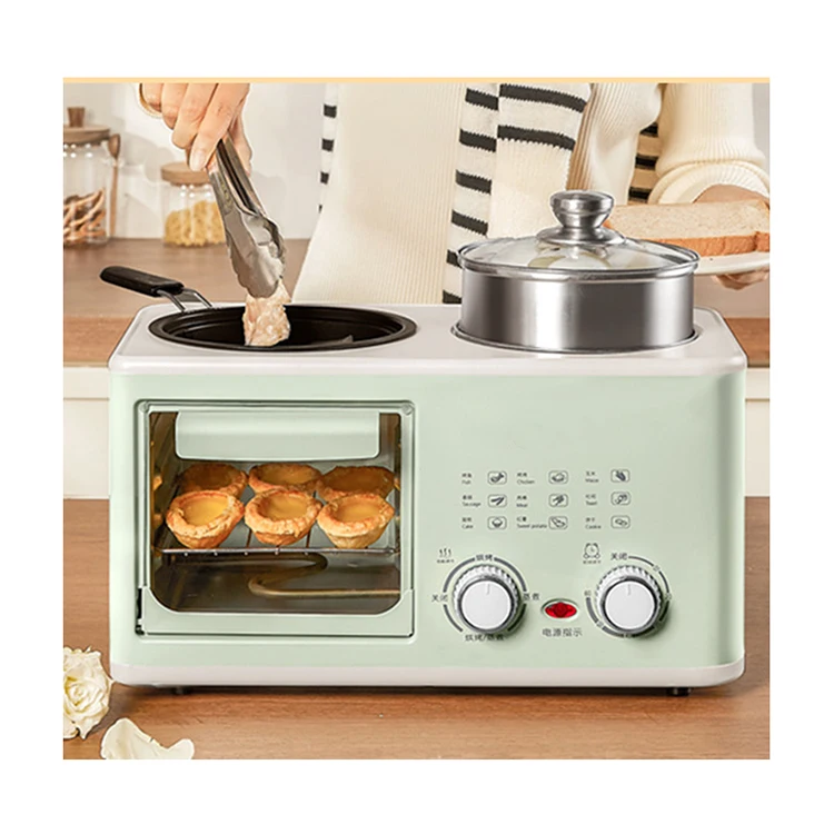Kitchen Appliance Cooking Pot Mini Oven All In One Bread Toaster Home Machine Electric Breakfast Maker