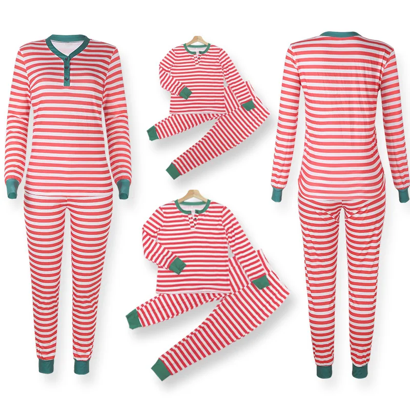 
Wholesale Christmas Pajamas Family Clothing Home Wear Christmas Pajamas Sets Parent-child outfit 