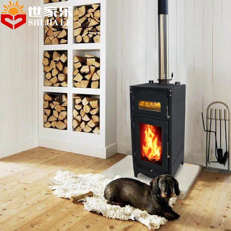 Wood Heater Cast Iron Fireplace Burning Stove Fireplace For Indoor Living Room