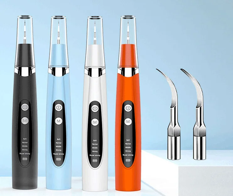2023 New Teeth Cleaning Kit OLED Display 5 Modes Calculus Tartar Remover Electric Dental Tool Ultrasonic Tooth Cleaner