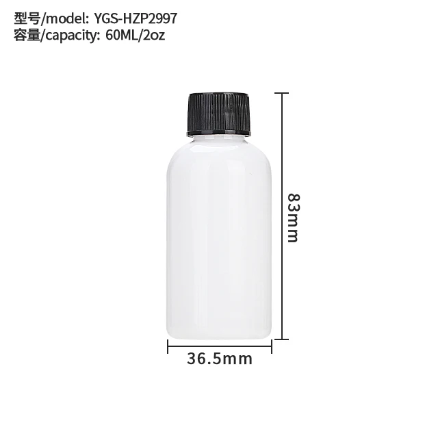 Energy Drink Storage Juice Drinking Health Benefits Pickle Juice Shot Bottles Water Beverage Packing 60ml