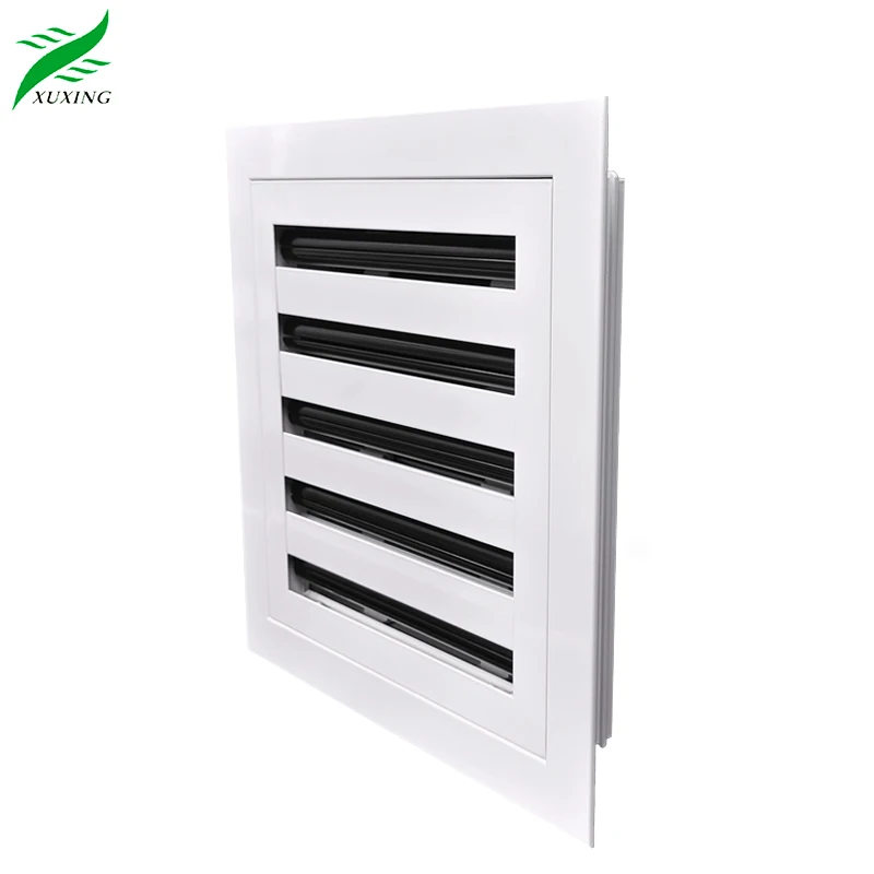 HVAC Ventilaition Aluminum Exhaust Detachable Ac Slot Grill Air Supply Door-hinged Linear Slot Diffuser With Air Filter
