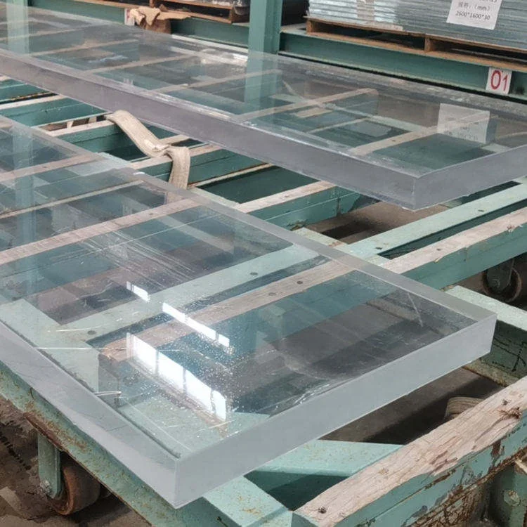 HUASHUAITE 30-year warranty Large Clear Swimming Pool Viewing Panel acrylic wall prices for pool above ground