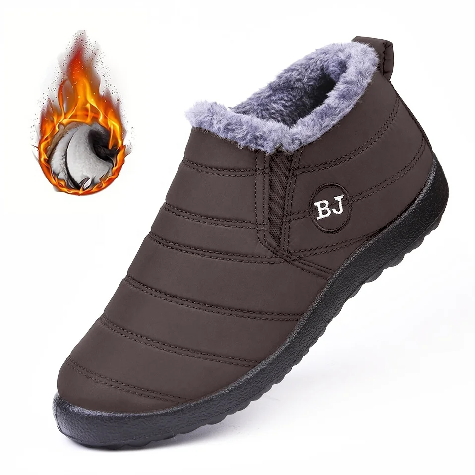 Winter high-top warm plush women snow shoes boots waterproof large size comfortable lightweight women snow boots