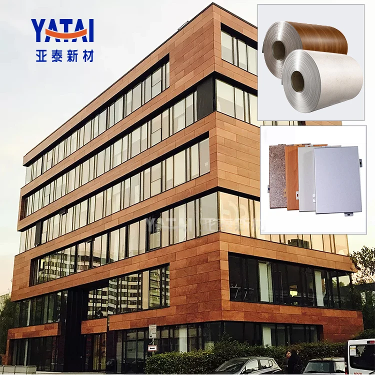PVDF 3004h24 composite panel coated aluminum coil house coil aluminum